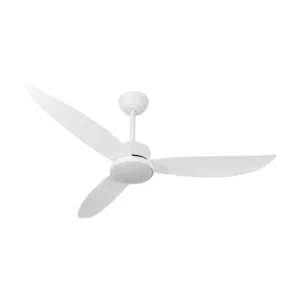 מאוורר תקרה לפרגולה "22W IP54 RYAN 52 עם שלט- לבן Semicom