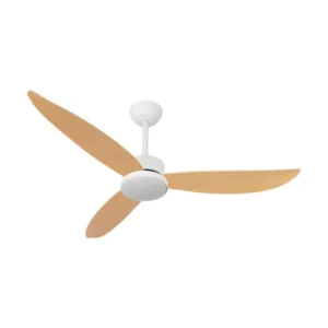 מאוורר תקרה לפרגולה "22W IP54 RYAN 52 עם שלט-דמוי עץ Semicom