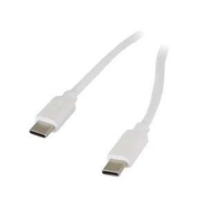 כבל 5A 1M TPE TYPE-C/TYPE-C לבן-Wesdar
